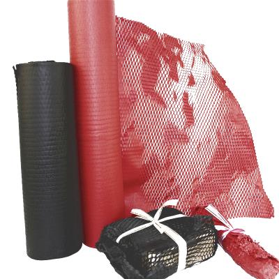 China Custom Red Black Honeycomb Roll Honeycomb Packaging Wrap Materials ASP Recycled Honeycomb Paper for sale