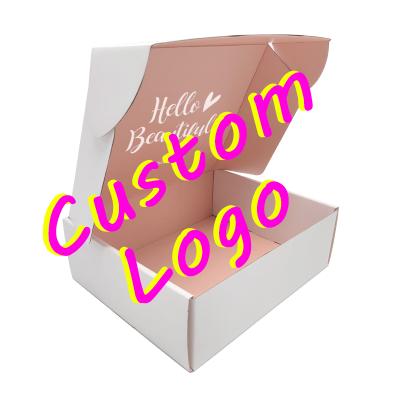 China ASP Free Design Custom Wholesale Tan Corrugated White Paper Mailing Box Packaging Corrugated Shipping Caja for sale