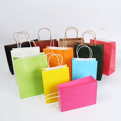 China Recycled luxury custom craft materials asp craft kraft paper gift bag custom brown shopping paper bag with your own logo for sale