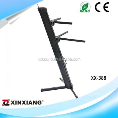 China XX-388 Professional Aluminum Column 2 Rows Aluminum Column Keyboard Stand for sale