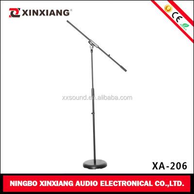 China Professional metal round base microphone stand XA-206 for sale