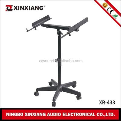 China Portable Metal or Aluminum Size Quality DJ Tabletop Display Rack Stand for sale