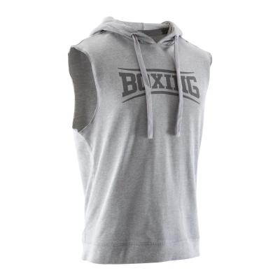 China Breathable Freedom of Movement Tight Fitting Sports Boxing Hooded Tank Top Sports Invest Men for sale