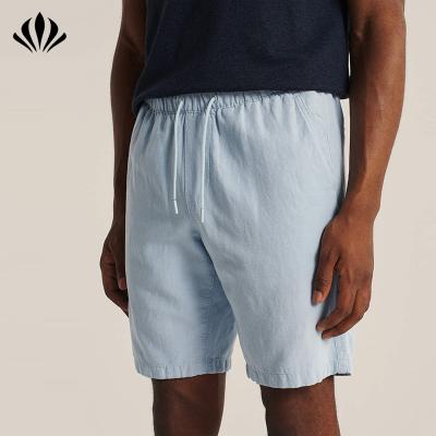 China Breathable Cotton And Canvas Shorts Men Loose Fit Shorts Pull On Shorts for sale