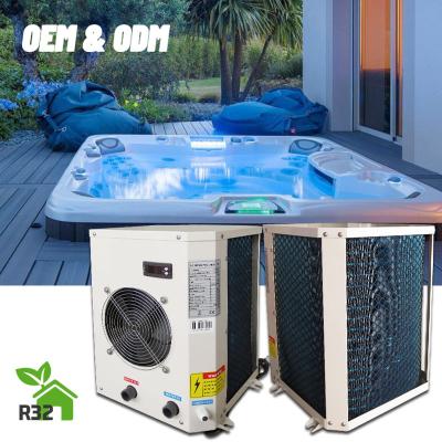 China Outdoor Household Mini Swimming Pool Heat Pump Pond Water Heat Pump With R32 Refrigerant for sale