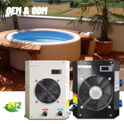 China Outdoor Refrigernat R32 Household Mini Spa Pool Water Heater Pond Water Heat Pump for sale