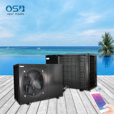 China 13Kw 15kw Household Air Source Heat Source Pump Pool Titanium Outdoor Heater Hot Spring Pond Cooling Heater for sale