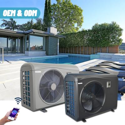 China R32/R410a outdoor eco-friendly refrigerant heatpump air to water spa heater for farm/jacuzzi/pool/fish with WIFI function for sale