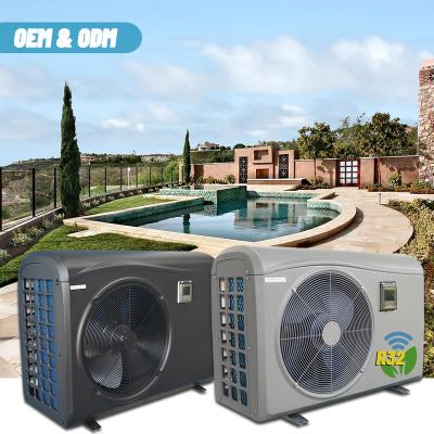 China Pool Spa Hot Tub Heater Heat Pump Inverter Heater Outdoor Home Cooler For Pond Heating Cooling With Wifi Function for sale