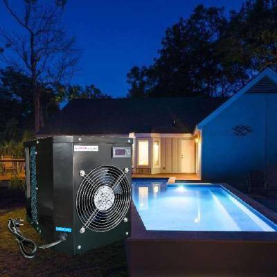 China Mini Size R32 Outdoor Air Source Heat Pump Easy Plug For Tub/Pool Pool/Hot Tub Green Spa Gas Pool Heater for sale