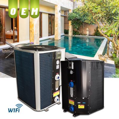 China OEM ODM service outdoor air source heat pump heater pump for hot spring pool heating/with r32/r410a gas for sale