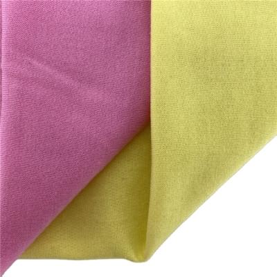 China Brushed Sueded China Textile City Wholesale Brushed Poly Spandex Rayon Terry French Shear Knitted Fabric for sale