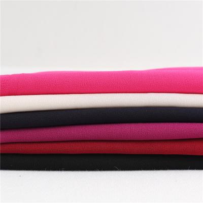 China Factory whalesale QUICK DRY Chian plain dyed high quality 100% polyester 75D chiffon fabric for dress hijab for sale