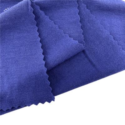 China Soft stretch Shaoxing supply hand feel 100% viscous rayon spande knit jersey fabric for clothing for sale