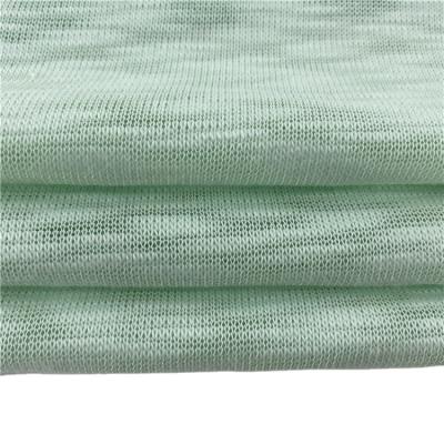 China Breathable Unique Customized Modern Soft Polyester Spandex Hacci Wicking Fabric For T Shirt for sale