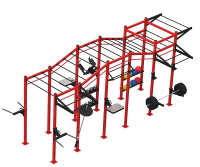 China Commercial Multifunctional Station Rack And Monkey Stalls Free Standing Cross Fitting Installation for sale