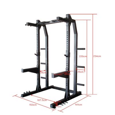 China Gym Power Cross Fit Hot Selling Training Traction-UPS Stretching Adjustable Squat Rack Equipment Home Gym Training Power Rack for sale