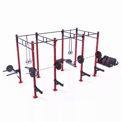 China Hot Factory Price Multifunctional Gym Rack Customized Multifunctional Gym Fitness Equipment Power Cross Fit Installations for sale