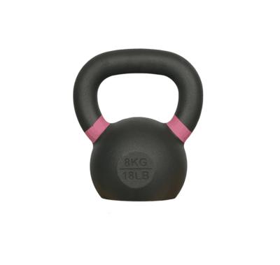 China Colorful Gym or Home Chinese Kettlebell Vinyl Coated Cast Iron Kettlebell for sale