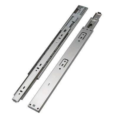 China 3 Fold+Full Extension Ball Bearing KAITAI 45mm Width Push Open/Touch Release Drawer Slide 10