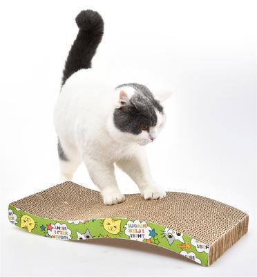 China Viable Cheap Price Wrinkled Cat Scratcher Board Bed Cardboard for sale