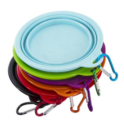 China High Quality Viable Mini New Collapsible Foldable Silicone Portable Pet Bowl for sale