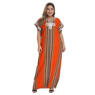 China African Headtie African Dress Plus Size Kaftan Kaftan ABAYA Islamic Women's Casual Dress Women Traditional African Muslim Kaftan Dress for sale