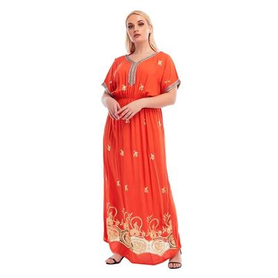 China Comfortable wholesale african abaya kitenge dress designs african kaftans plus size summer dress kaftan women african dresses for sale