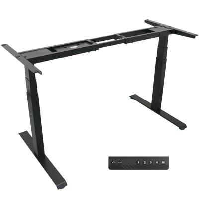 China Ergonomic Electric Motor Height Adjustable Dual Standing Desk Frame Leg (Height) for sale