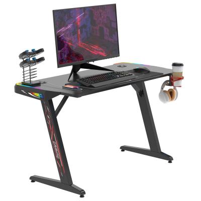 China Other RGB Gaming Desk RGB Lighting Z Shaped for sale