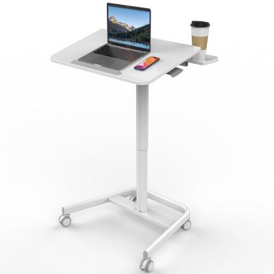 China (Height)Adjustable Laptop Mobile Standing Desk With Wheels Fender Height Adjustable for sale