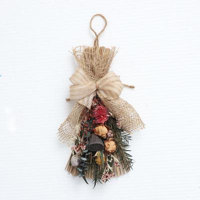 China Mini New Year Decoration Flower Handmade Dry Bouquet For Wedding Decoration Accessory for sale