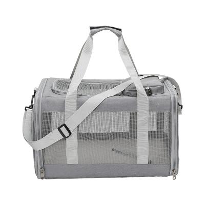 China 2022 Viable New Cat's Bag Go Out To Carry Bag Safety Breathable Mesh Material Travel Carry Pet Bag for sale