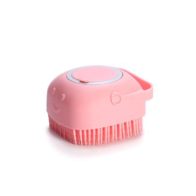 China Stocked Pet Bath Brush Massage Brush For Pets Bath Pet Shampoo Brush for sale