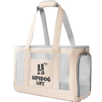 China Sustainable Promotion Of The Safest Solid Color Soft And Convenient Medium Soft Comfortable Pet Carry Bag for sale