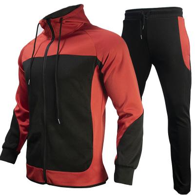 China Men's Breathable Two Piece Set Men's Tracksuit Sport Sweatsuit Running Fitness Joggers Suits Men's Sets for sale