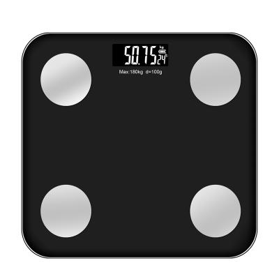 China WITH LID Mobile Phone App Connected Smart Electronic Fat Analyzer Scale Body Fat Scale for sale