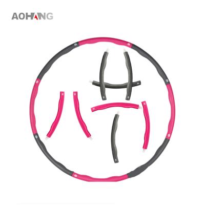 China New Type NBR+PP Polynesian Dance Hot Sale Cheap Detachable Exercise Weighted Ring for sale