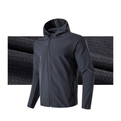 China Breathable Black Outdoor Sports Coats Anorak Softshell Jackets With Hoodie for sale