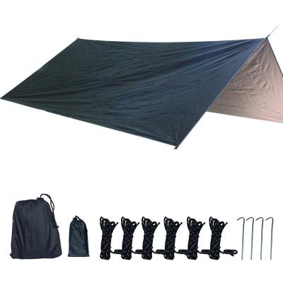 China Outdoor Sun Shade Tarp/Beach Camping Tent Square Hammock Rain Fly Nylon Easy-carrying Shelter for sale