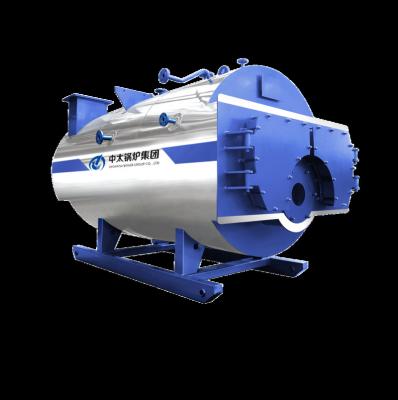 China WNS horizontal industrial oil gas steamer 0.5-20 ton bolier for sale