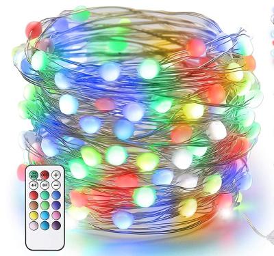 China Color Changing LARGE 38.2ft Durable LED String Lights Outdoor Christmas Tree Light 12 Colors Variable Waterproof Holiday Light Decoration for sale