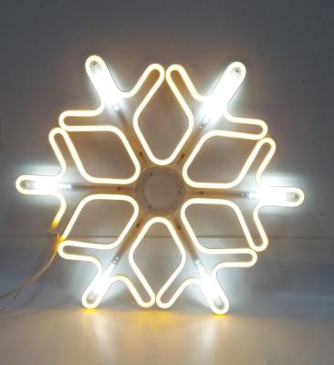 China Fancy Shape Customized LED Star Moon Snowflake Shaped Neon Lamp Rope Strip Waterproof Christmas Star Light Decorative Neon Lights for sale