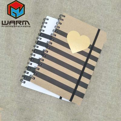 China Custom Spiral Diary Notebook Hardcover Wrapping Paper Spiral Notebook Notebooks For Students for sale