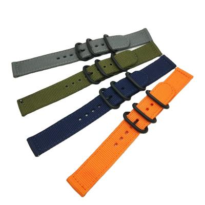 China Intelligence 18mm Mountaineering Ventilation Customization Advanced Sports Strap Nylon Watch Band for sale