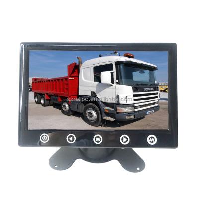 China 7 Inch 1024x600p IPS Color Portable Car Rear View Headrest Monitor Vehicle Truck Bus Caravan Factory Wholesale Button for sale