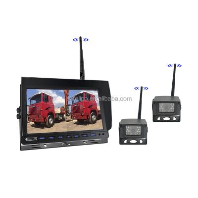 China Wireless NIGHT VIEW Digital Rear View System For RV With 2 Side 2 Rearview Camera And 10.1 Inch Cameras for sale