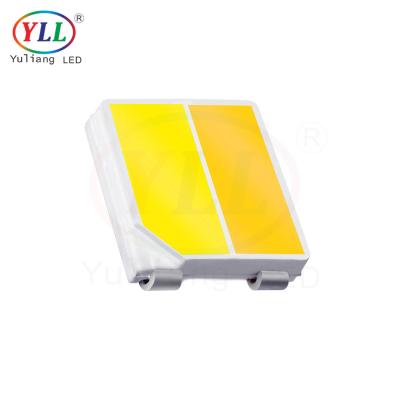 China Dual color 0.4w 5050 amber outdoor lighting white smd led chip for led strip for sale