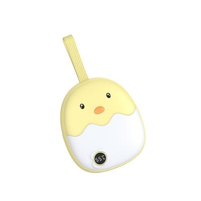 China CE ROHS 8000mah USB Rechargeable Hand Warmer Type C 2 In 1 Power Bank Cute Hand Warmer Power Bank for sale