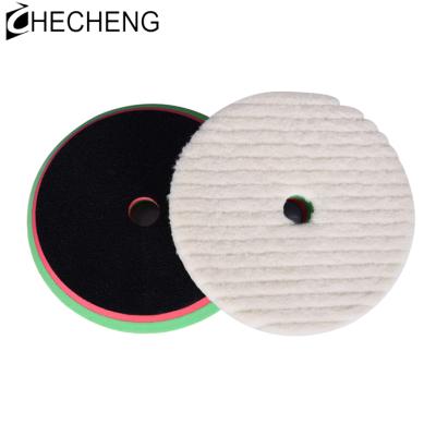 China Foam+Wool High Quality Wool Car Polishing Polishing Pad For Car/Stainless Steel Wool Polishing Pad for sale